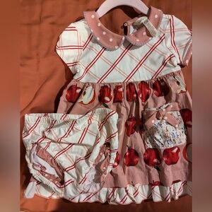 Matilda Jane Apple back to school dress 12-18 months